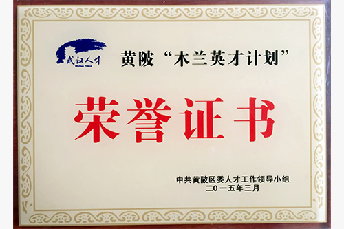 2015木蘭英才榮譽(yù)證書(shū)1